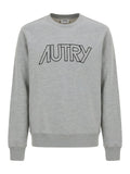 Autry Icon Logo Sweatshirt SWIM408M Grau Melange Herren