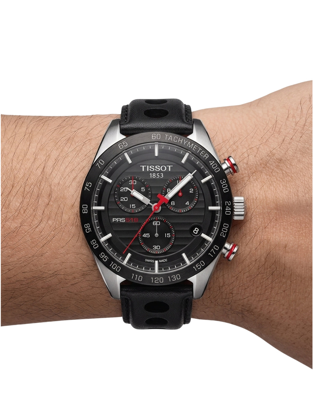 T100.417.16.051.00 Tissot PRS 516 Chronograph Herrenuhr Quarz
