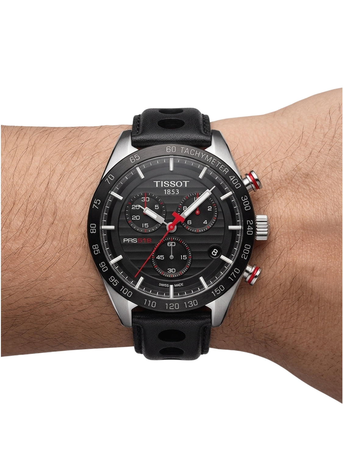 T100.417.16.051.00 Tissot PRS 516 Chronograph Herrenuhr Quarz