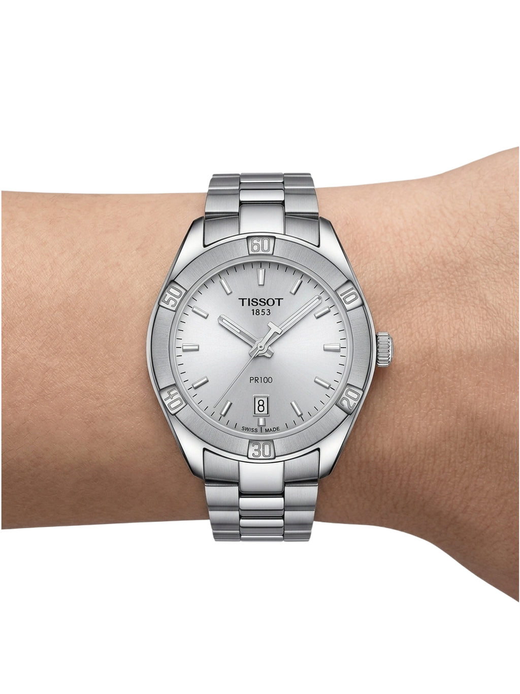 T101.910.11.031.00 Tissot PR 100 Sport Chic Lady Damenuhr