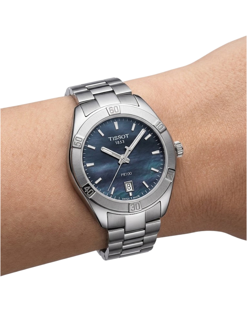 Tissot PR 100 Sport Chic Damenuhr T101.910.11.121.00