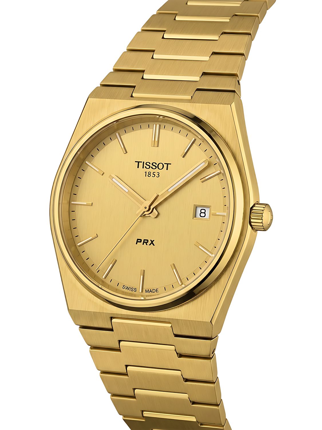 Tissot PRX 40 mm Herrenuhr Gold T137.410.33.021.00