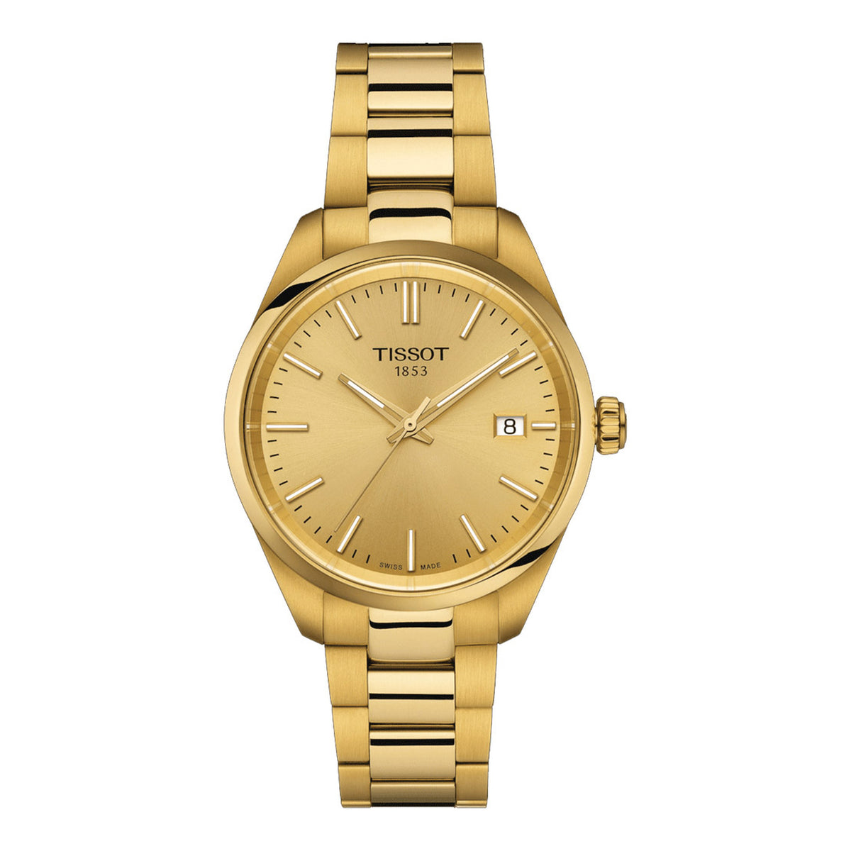 Tissot PR 100 34mm Gold Damenuhr