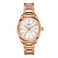 Tissot PR 100 34mm Roségold Weiß Damenuhr
