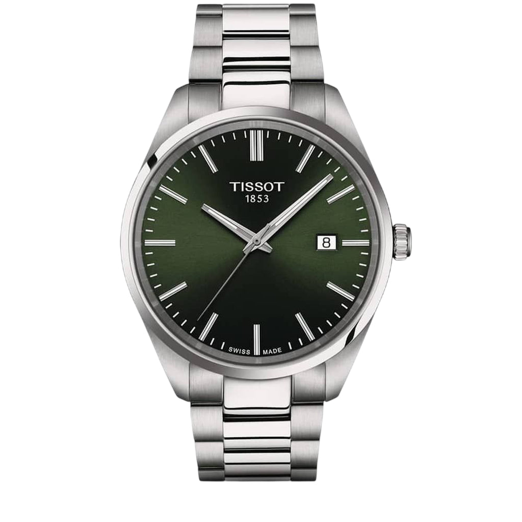 Tissot PR 100 40mm Silber Grün Unisex