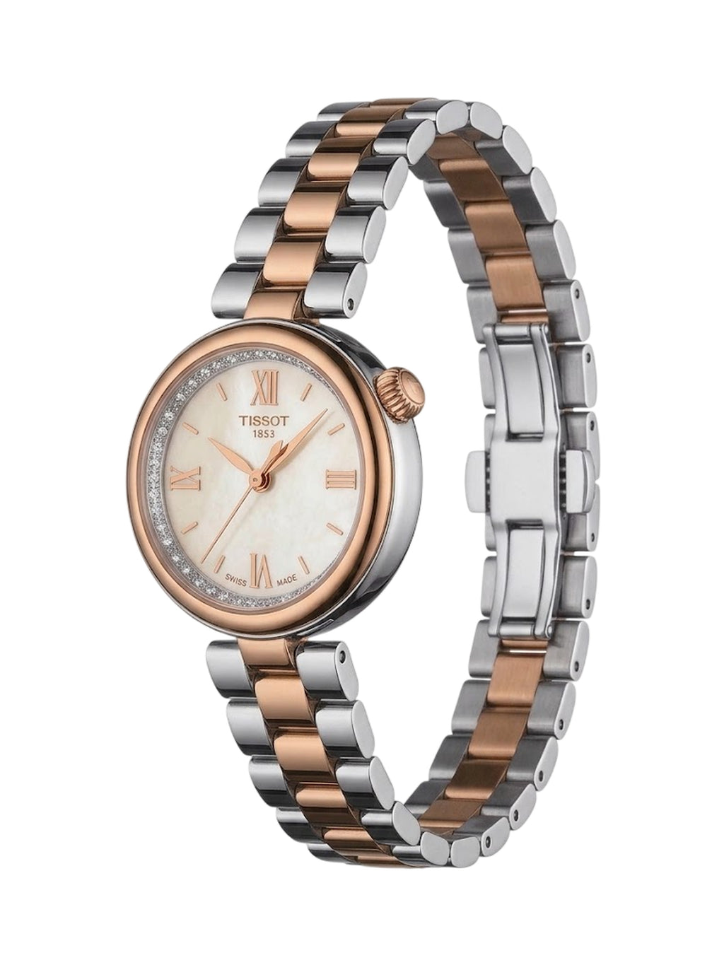 Tissot Desir Damenuhr bicolor Edelstahl T152.010.22.118.00