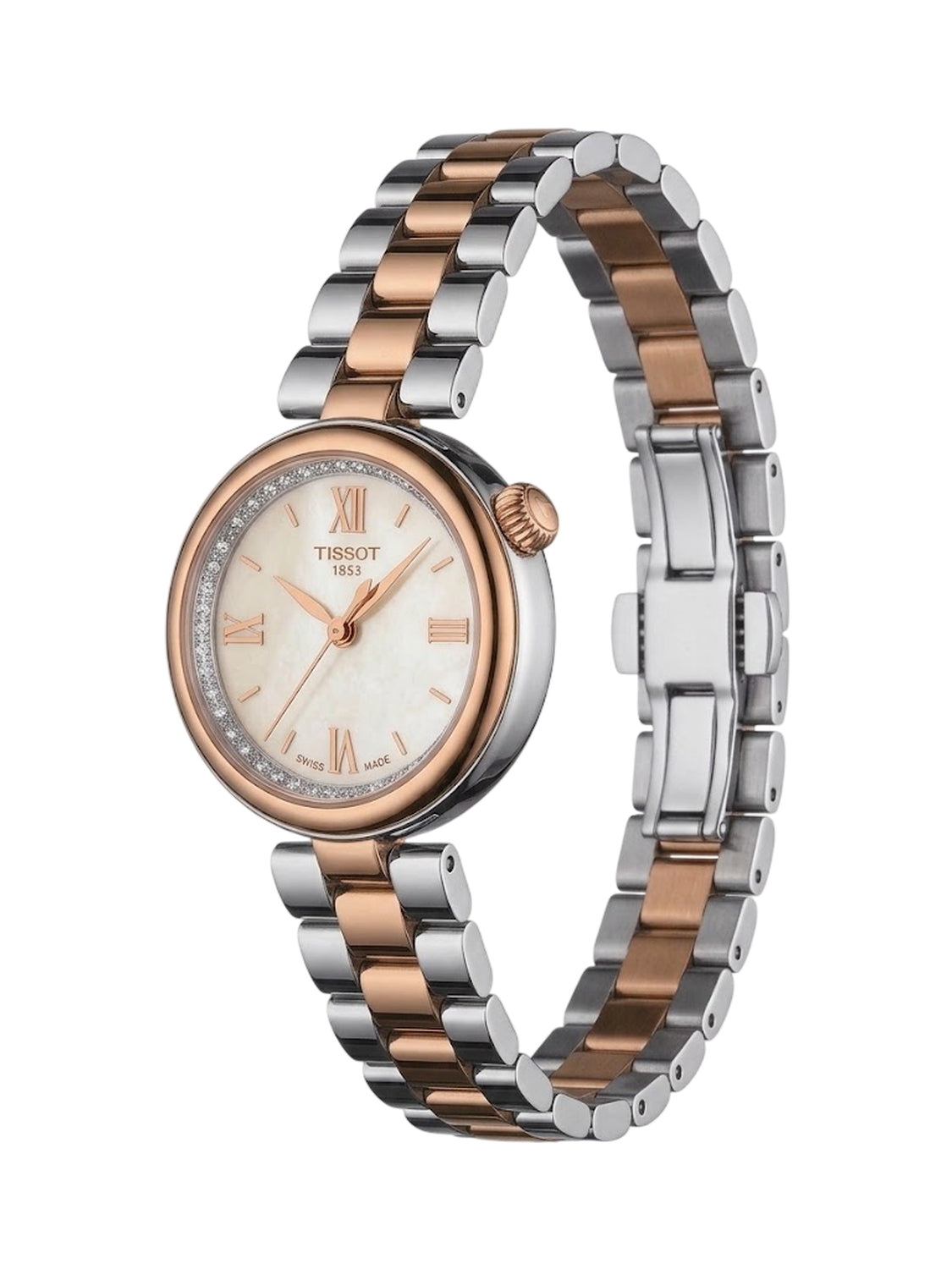 Tissot Desir Damenuhr bicolor Edelstahl T152.010.22.118.00