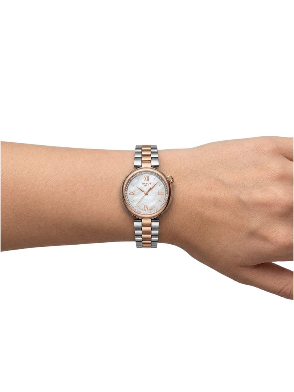 Tissot Desir Damenuhr bicolor Edelstahl T152.010.22.118.00