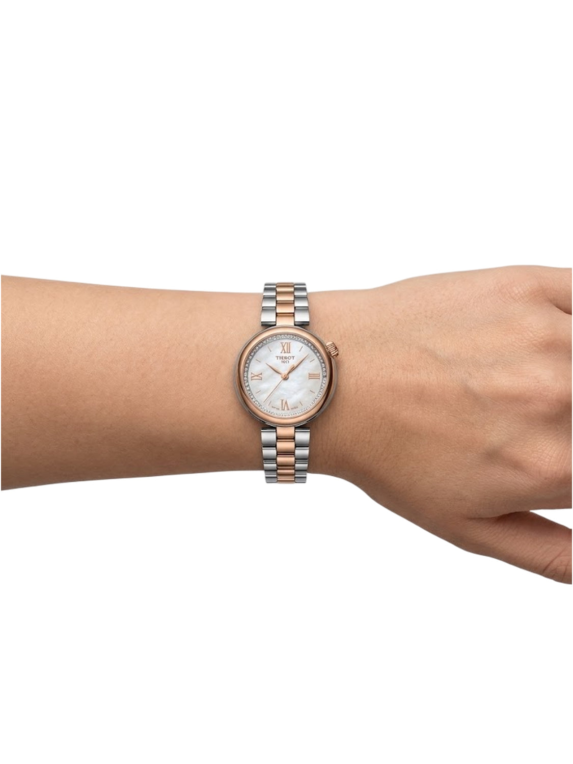 Tissot Desir Damenuhr bicolor Edelstahl T152.010.22.118.00