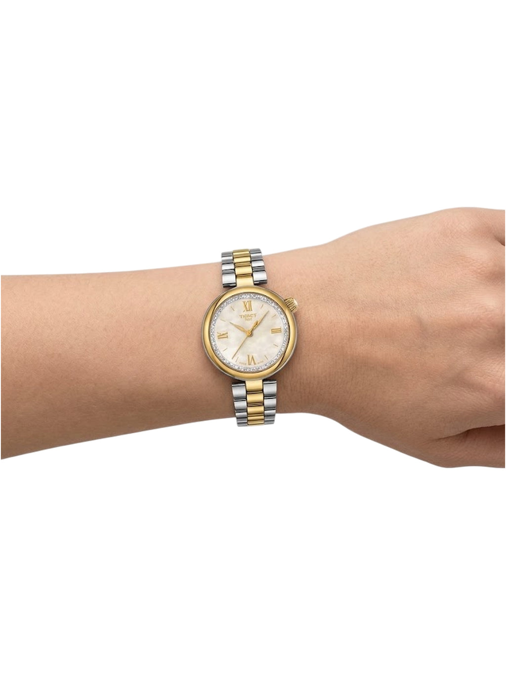 Tissot Desir Damenuhr bicolor Edelstahl T152.010.22.118.01