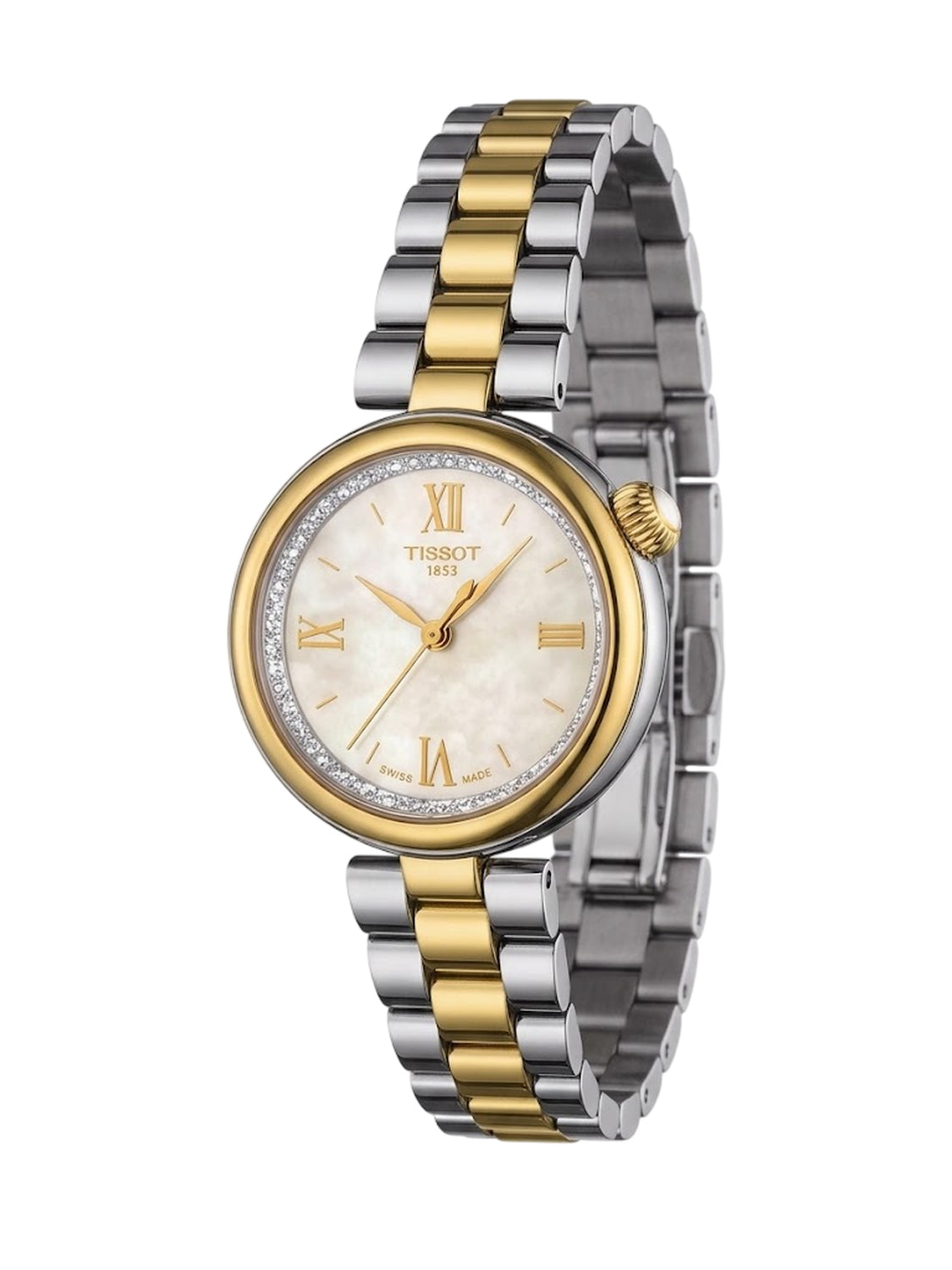 Tissot Desir Damenuhr bicolor Edelstahl T152.010.22.118.01