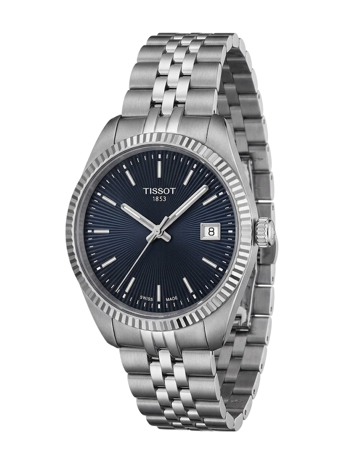 Tissot Ballade Damenuhr silber blau T156.210.11.041.00
