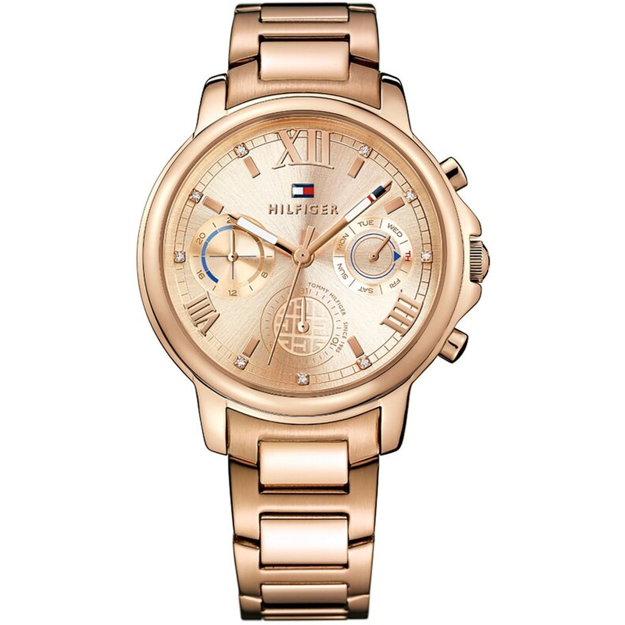 Tommy Hilfiger Claudia Damenuhr roségold Edelstahl