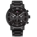 Tommy Hilfiger Evan Armbanduhr schwarz Edelstahl