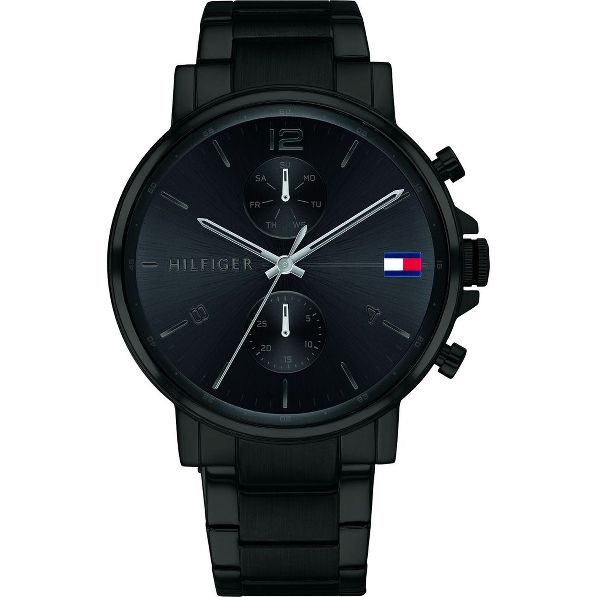 Tommy Hilfiger Daniel Herrrenuhr schwarz Edelstahl