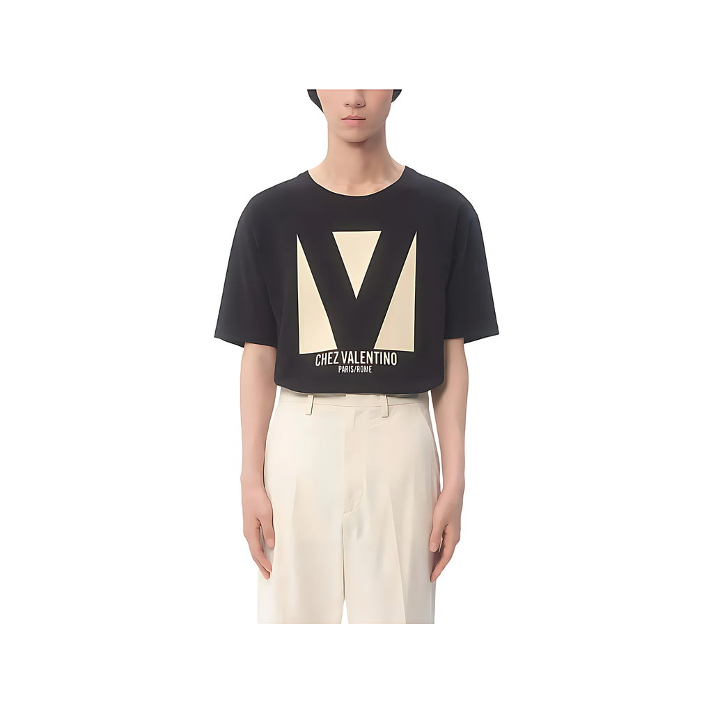 Valentino Garavani Chez T-Shirt Herren schwarz