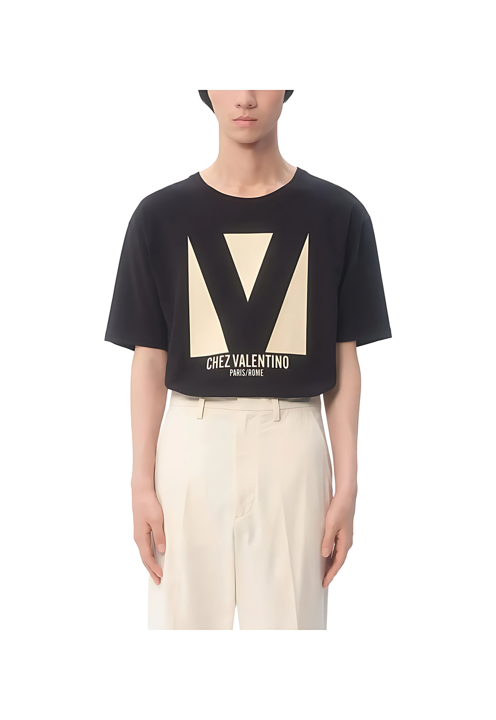 Valentino Garavani Chez T-Shirt Herren schwarz