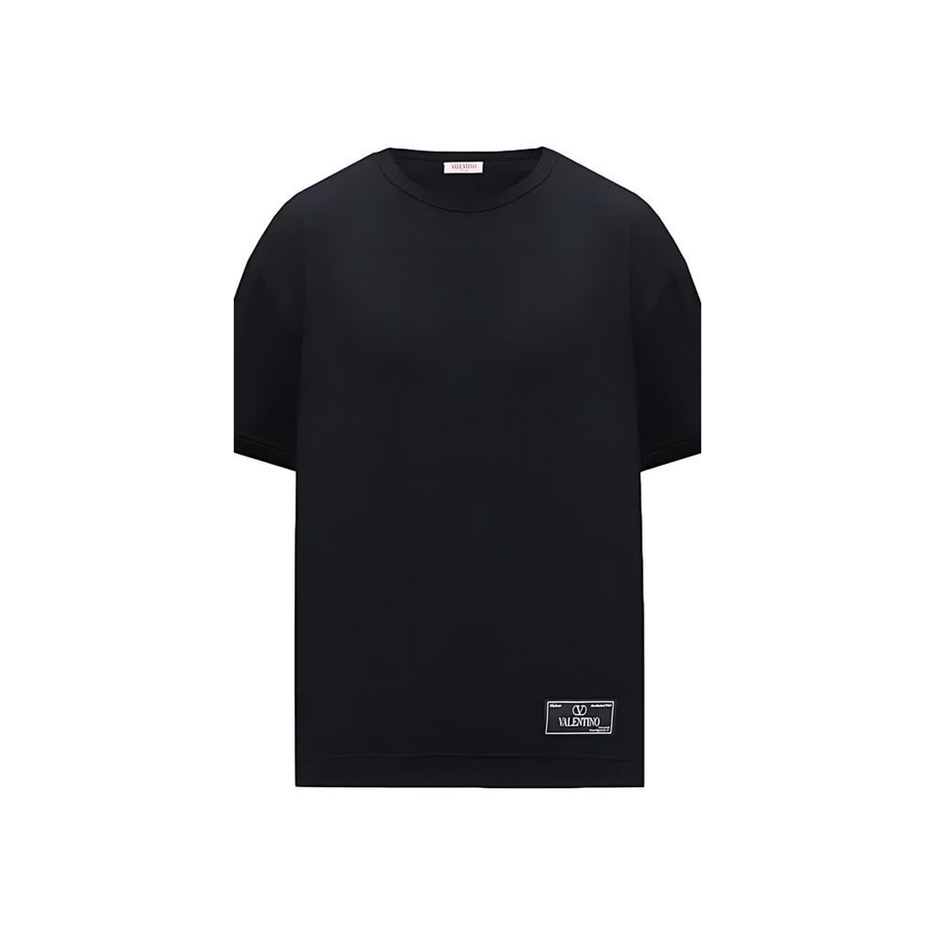 Valentino T-Shirt mit Logo Print in Schwarz Herren