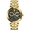 Versace Aion Chronograph Herrenuhr Schwarz Gold
