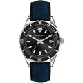 Versace Hellenyium Herrenuhr silber schwarz