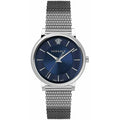 Versace V Circle Blau Silber unisex
