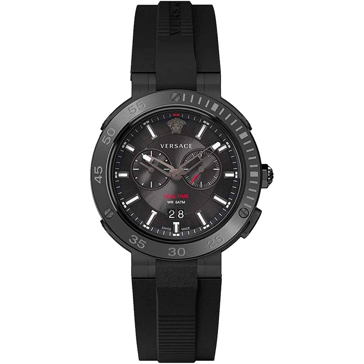 Versace V Extreme Herrenuhr Chronograph schwarz