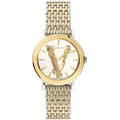 Versace Virtus Damenarmbanduhr gold silber