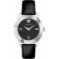 Versace Greca Damenuhr silber schwarz