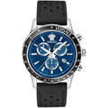 Versace Sport Chrono Herrenuhr silber schwarz blau VEZCA0124