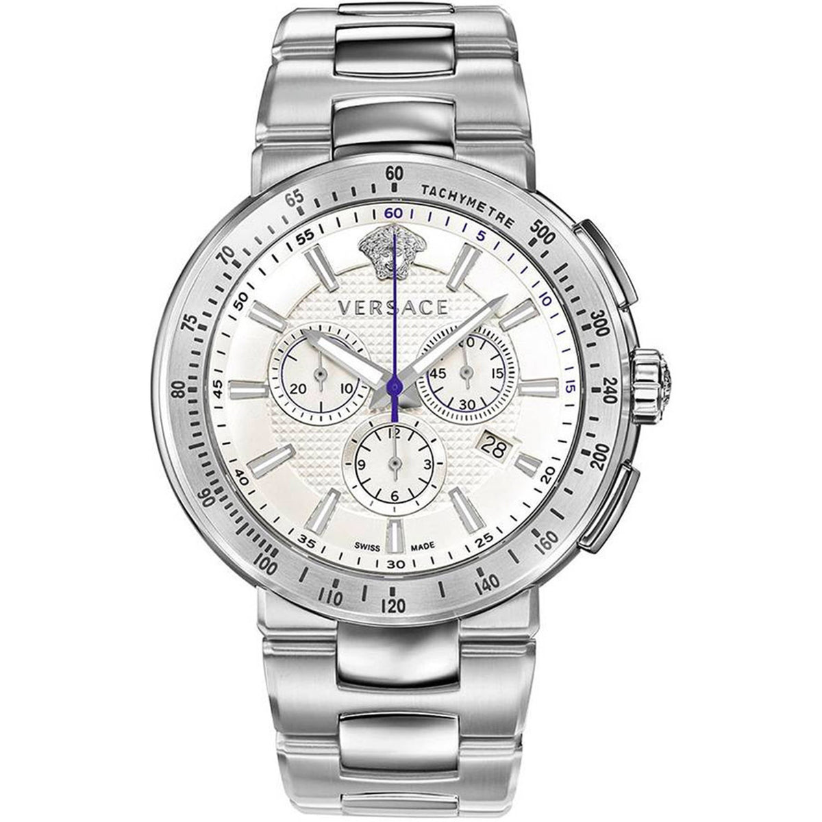 Versace Mystique Sport Chronograph Herrenuhr silber VFG090013