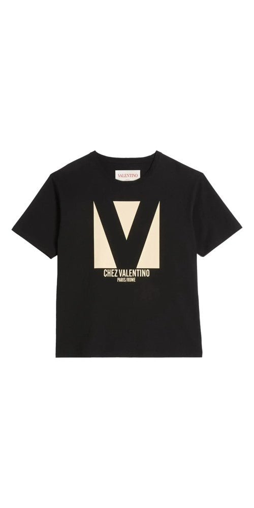 Valentino Garavani Chez T-Shirt Herren schwarz