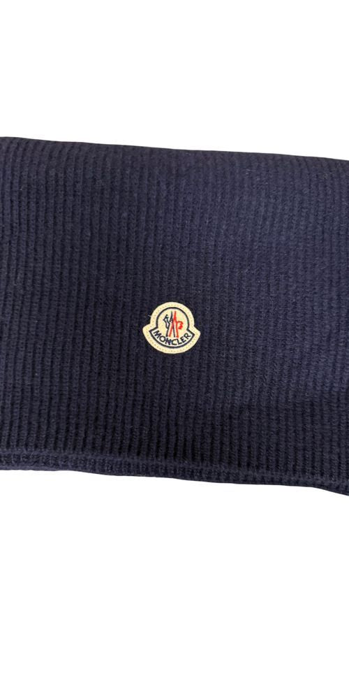 Moncler Kaschmir Schal in Dunkelblau
