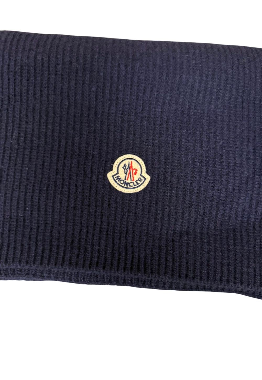 Moncler Kaschmir Schal in Dunkelblau