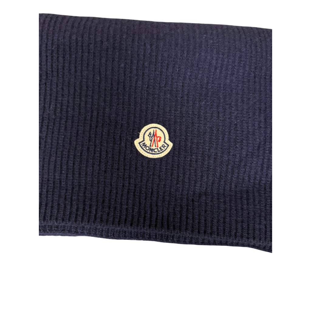 Moncler Kaschmir Schal in Dunkelblau