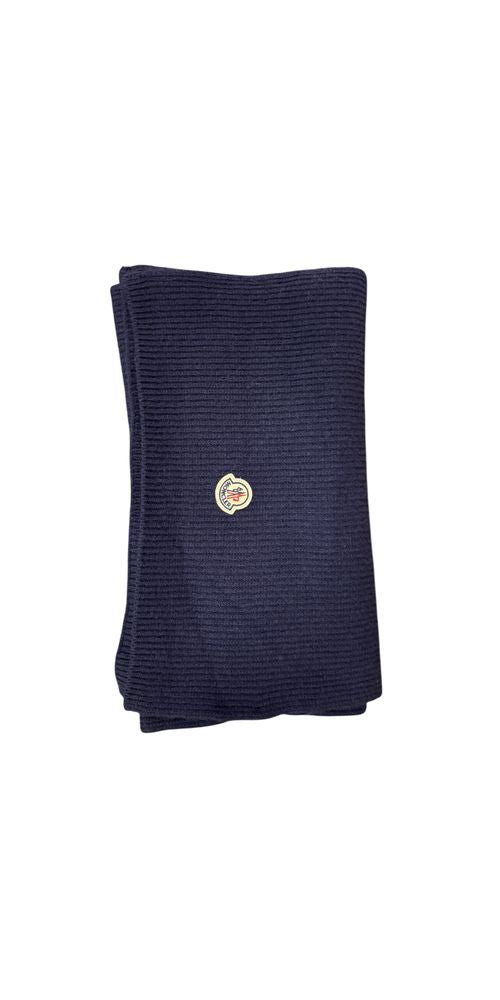 Moncler Kaschmir Schal in Dunkelblau