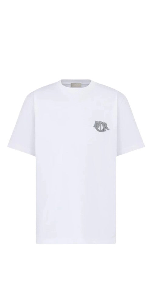Dior Charm T-Shirt Relaxed Fit Herren weiß