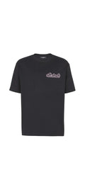 Club Balmain Signature printed T-Shirt Herren schwarz